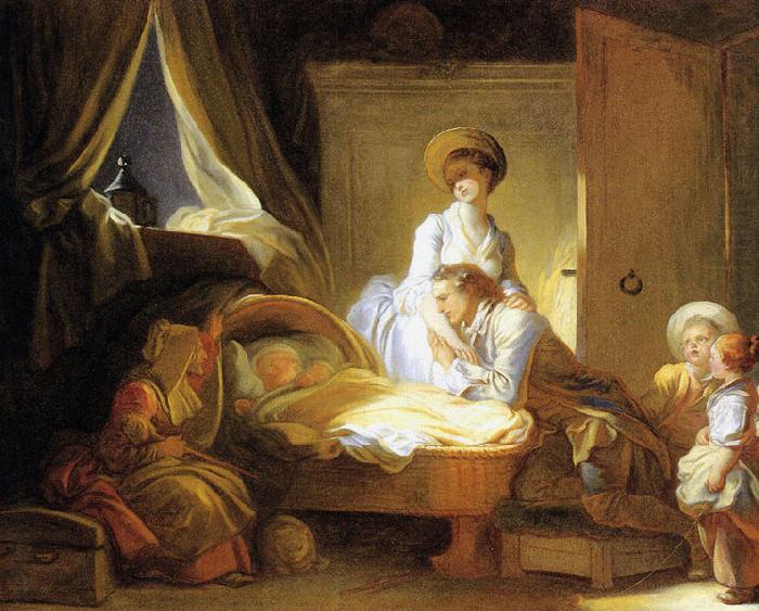 Jean-Honore Fragonard La visite a la nourrice china oil painting image